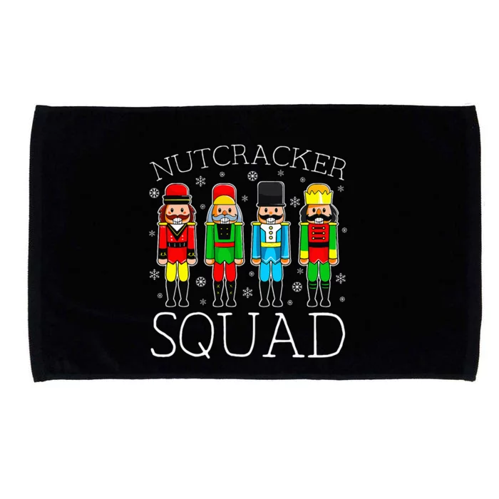 Nutcracker Squad Ballet Matching Family Christmas Wo Girl Microfiber Hand Towel