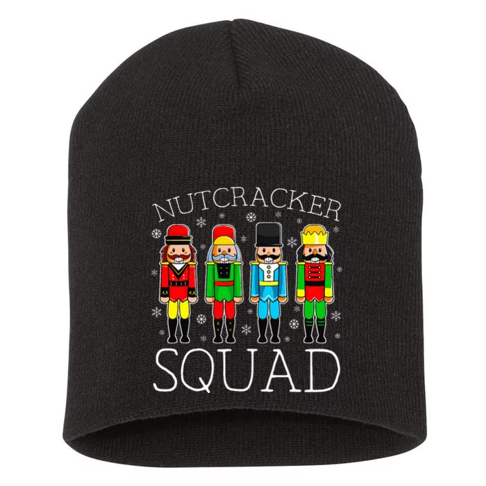 Nutcracker Squad Ballet Matching Family Christmas Wo Girl Short Acrylic Beanie