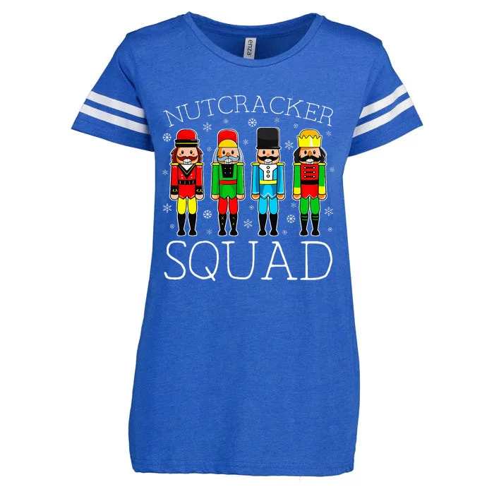 Nutcracker Squad Ballet Matching Family Christmas Wo Girl Enza Ladies Jersey Football T-Shirt