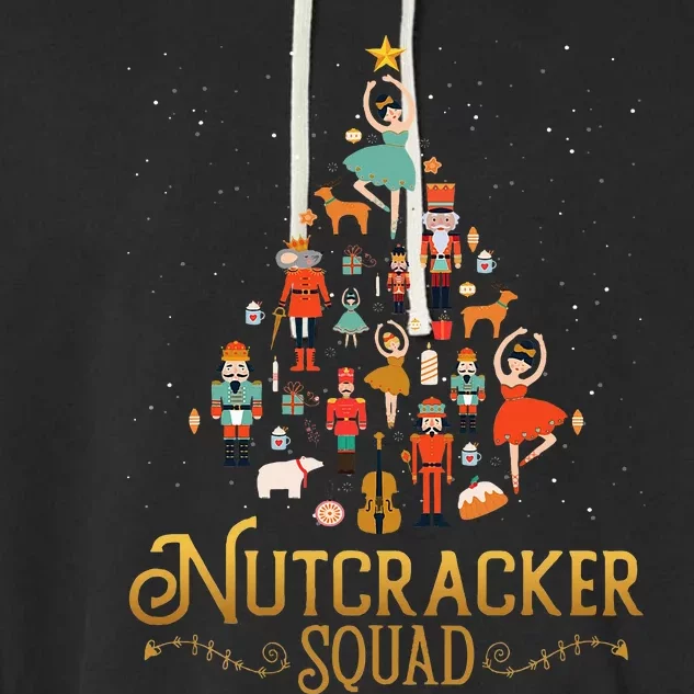 Nutcracker Squad Ballet Dance Lovely Christmas Garment-Dyed Fleece Hoodie