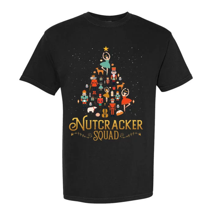 Nutcracker Squad Ballet Dance Lovely Christmas Garment-Dyed Heavyweight T-Shirt