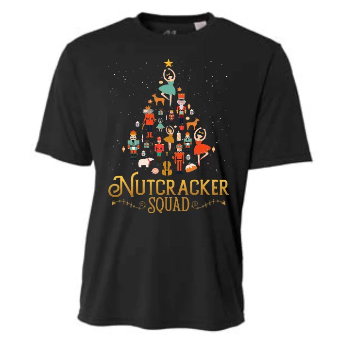 Nutcracker Squad Ballet Dance Lovely Christmas Cooling Performance Crew T-Shirt