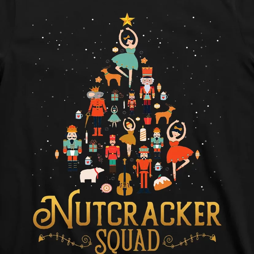 Nutcracker Squad Ballet Dance Lovely Christmas T-Shirt