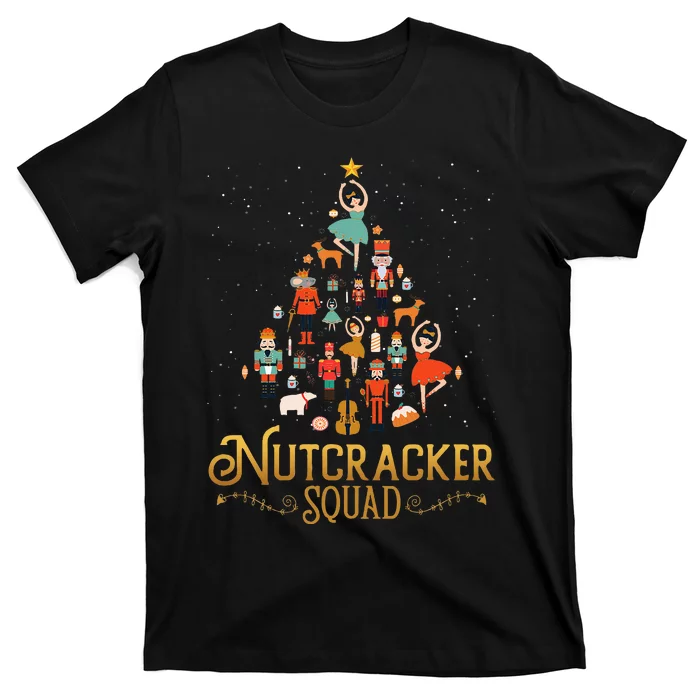 Nutcracker Squad Ballet Dance Lovely Christmas T-Shirt