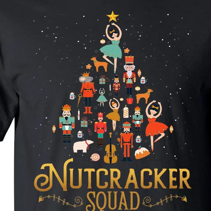 Nutcracker Squad Ballet Dance Lovely Christmas Tall T-Shirt