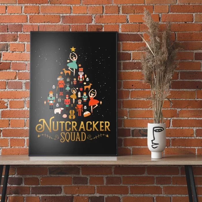 Nutcracker Squad Ballet Dance Lovely Christmas Poster