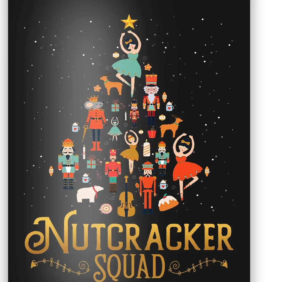 Nutcracker Squad Ballet Dance Lovely Christmas Poster