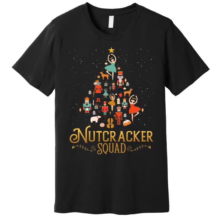 Nutcracker Squad Ballet Dance Lovely Christmas Premium T-Shirt