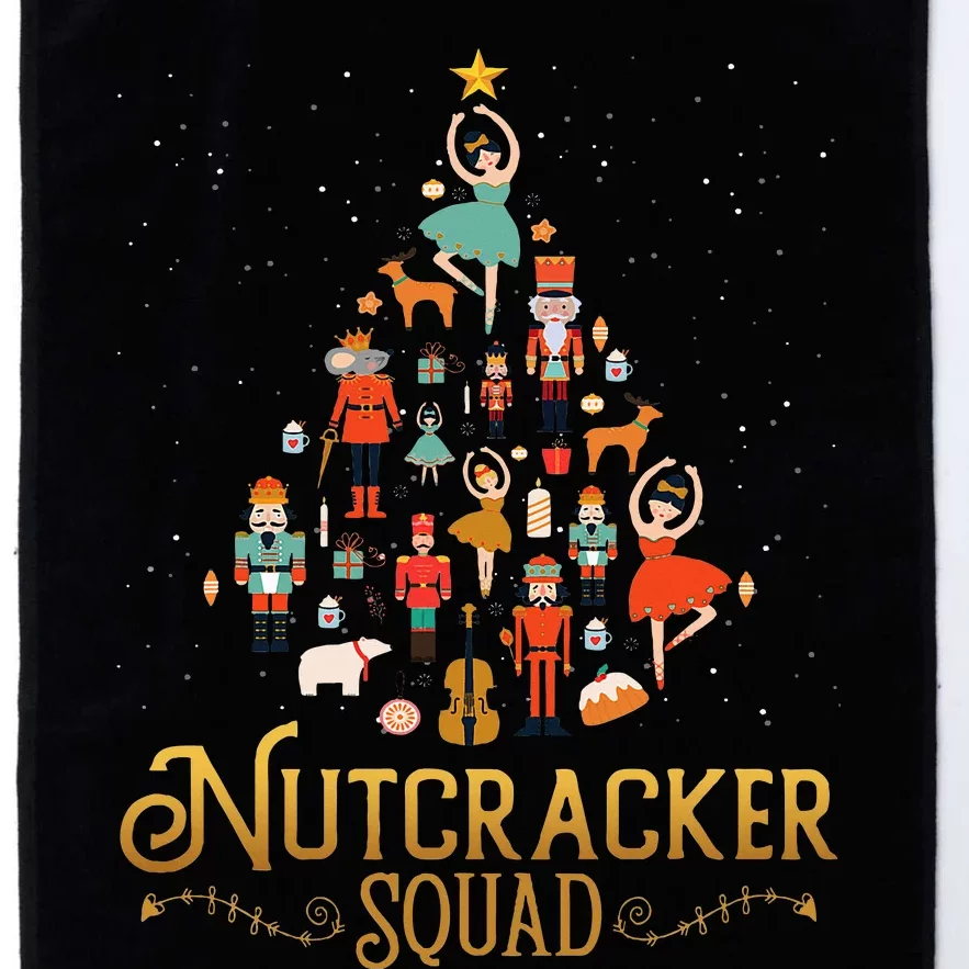 Nutcracker Squad Ballet Dance Lovely Christmas Platinum Collection Golf Towel