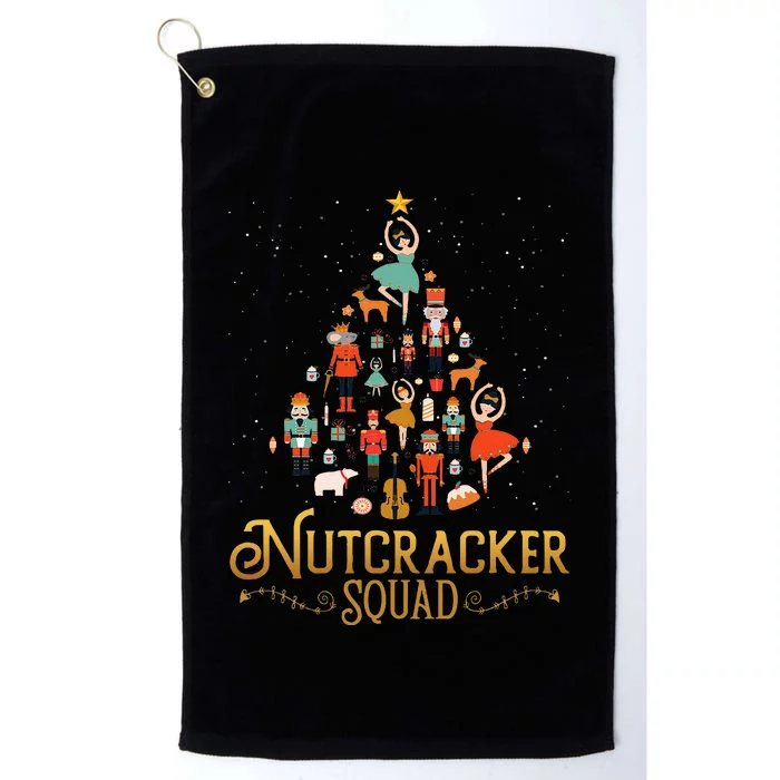 Nutcracker Squad Ballet Dance Lovely Christmas Platinum Collection Golf Towel