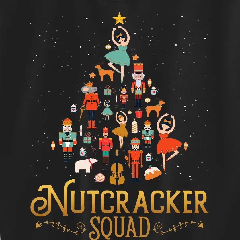 Nutcracker Squad Ballet Dance Lovely Christmas Kids Sweatshirt