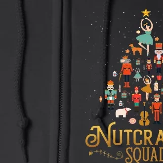 Nutcracker Squad Ballet Dance Lovely Christmas Full Zip Hoodie