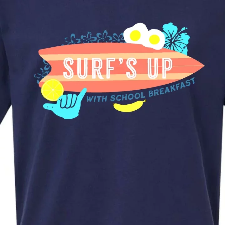 National School Breakfast Week Shirts Surfs Up Sueded Cloud Jersey T-Shirt