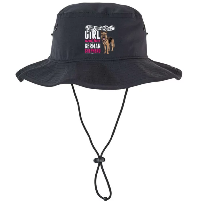 Never Stand Between A And Her German Shepherd Dog Legacy Cool Fit Booney Bucket Hat