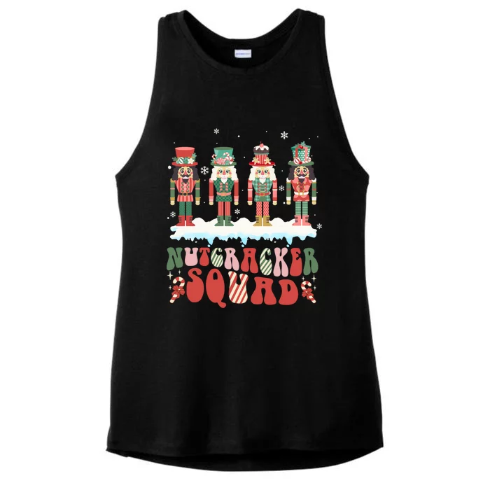 Nutcracker Squad Ballet Dance Matching Family Christmas Funny Gift Ladies Tri-Blend Wicking Tank