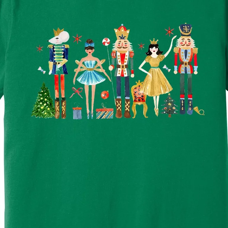 Nutcracker Squad Ballet Dance Christmas Matching Family Xmas Premium T-Shirt