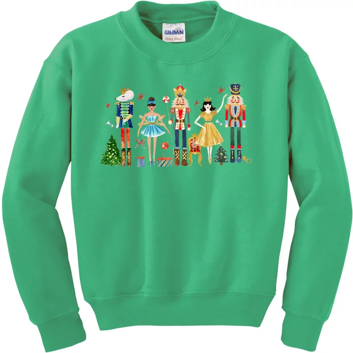 Nutcracker Squad Ballet Dance Christmas Matching Family Xmas Kids Sweatshirt