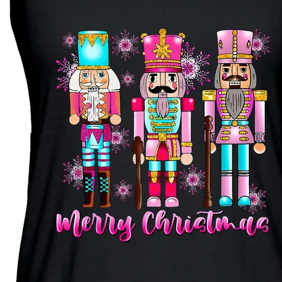 Nutcracker Squad Christmas Ballet Xmas Ladies Essential Flowy Tank