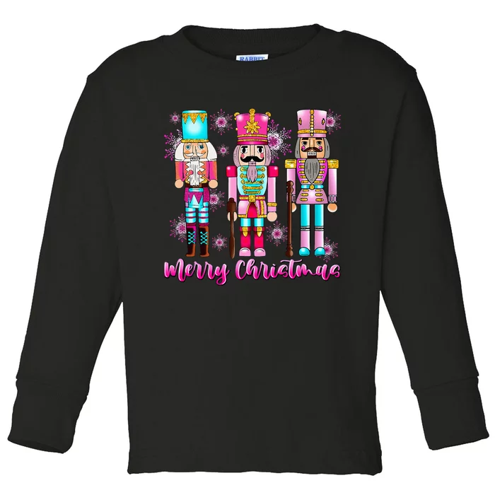 Nutcracker Squad Christmas Ballet Xmas Toddler Long Sleeve Shirt