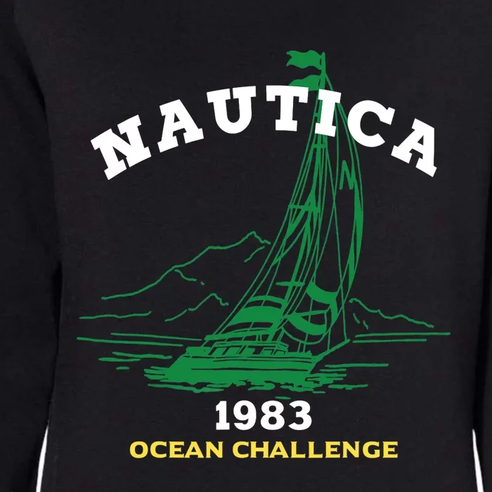 NAUTICA SUSTAINABLY CRAFTED OCEAN CHALLENGE GRAPHIC Womens California Wash Sweatshirt