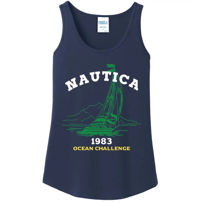 NAUTICA SUSTAINABLY CRAFTED OCEAN CHALLENGE GRAPHIC Ladies Essential Tank