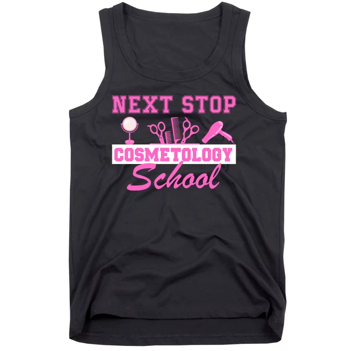 Next Stop Cosmetology School Graduation Cosmetology Grad Tank Top