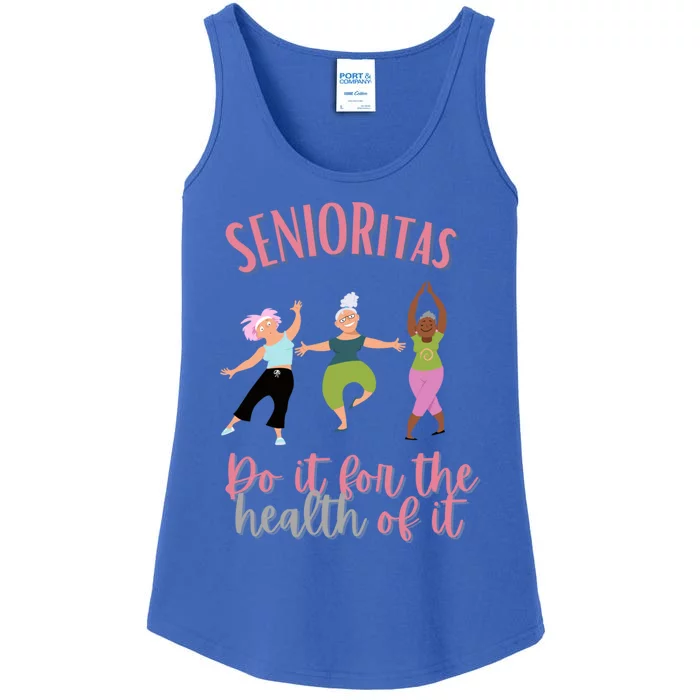 Novelty Senior Citizen Fitness Workout Gym Cool Gift Ladies Essential Tank