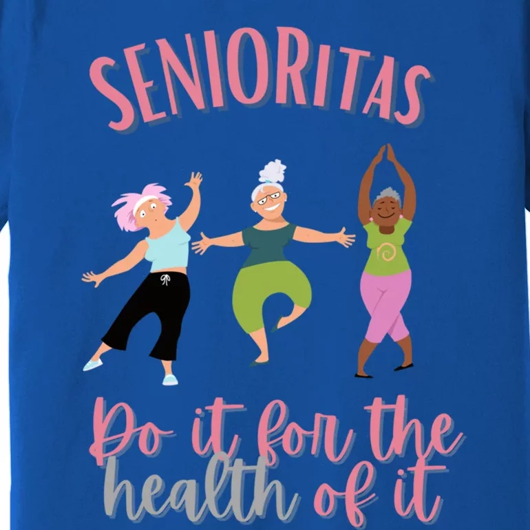 Novelty Senior Citizen Fitness Workout Gym Cool Gift Premium T-Shirt