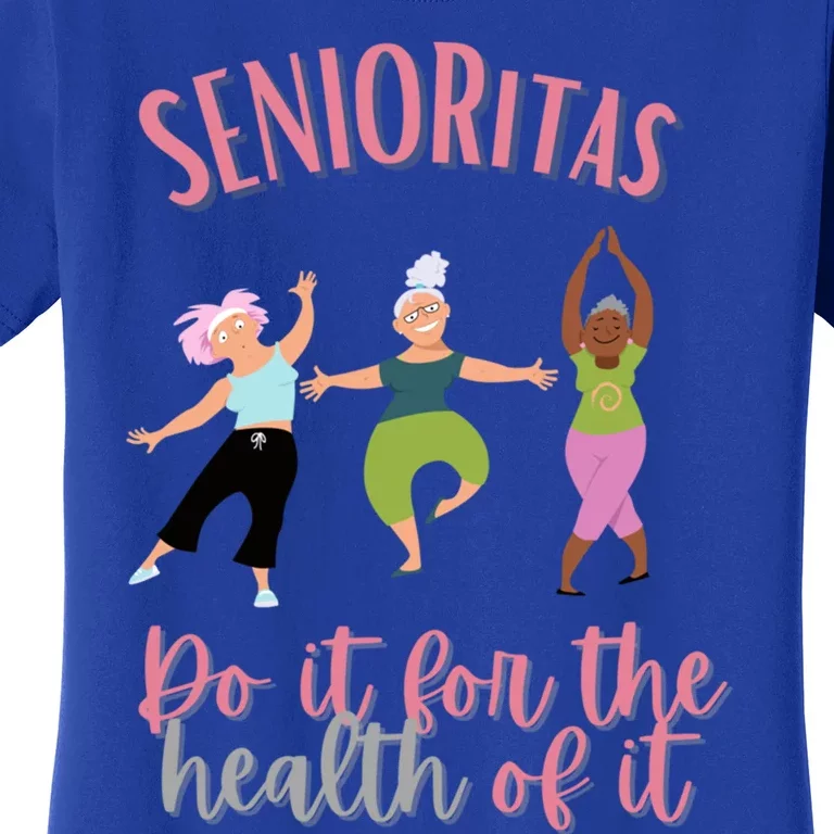 Novelty Senior Citizen Fitness Workout Gym Cool Gift Women's T-Shirt