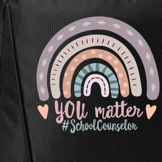 National School Counselor Week You Matter Counseling Teacher Gift City Backpack