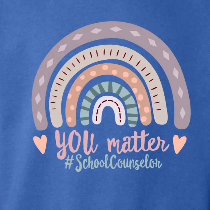 National School Counselor Week You Matter Counseling Teacher Gift Toddler Hoodie