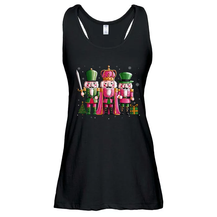 Nutcracker Squad Christmas Ladies Essential Flowy Tank