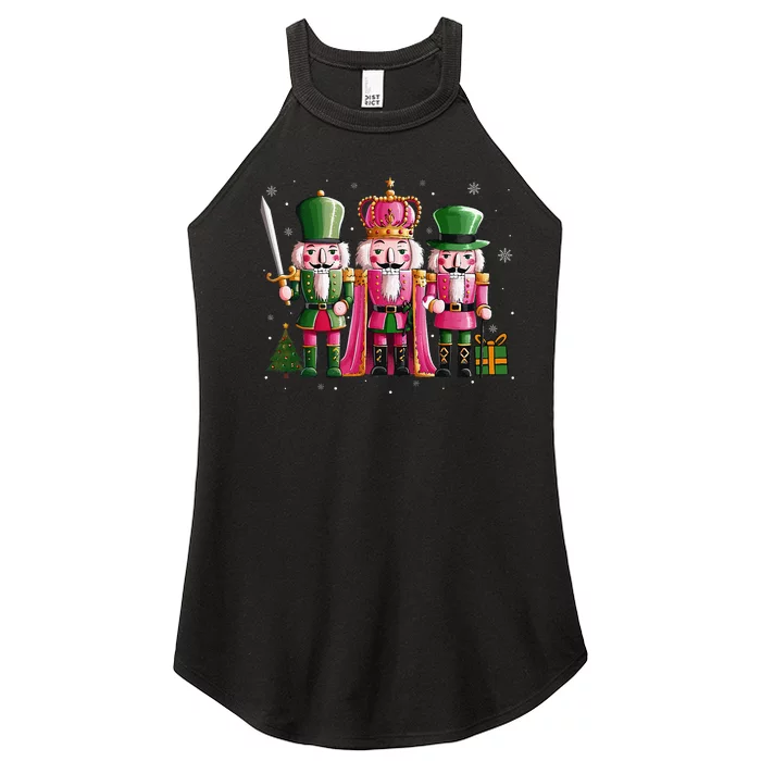 Nutcracker Squad Christmas Women’s Perfect Tri Rocker Tank