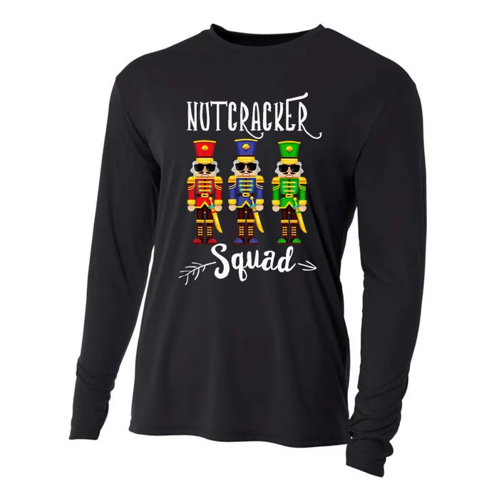 Nutcracker Squad Christmas Nutcracker Xmas Cooling Performance Long Sleeve Crew