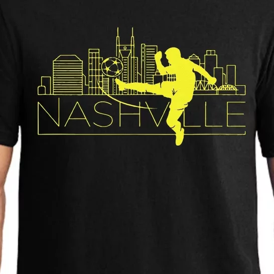 Nashville Soccer City Skyline Pajama Set