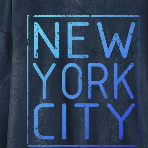 Newyork Souvenir Cool Gift New York City Cool Gift Nyc Souvenir Hooded Wearable Blanket