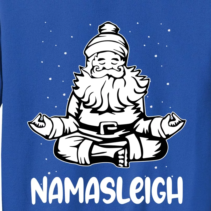 Namasleigh Santa Claus Namaste Yoga Cool Gift Tall Sweatshirt