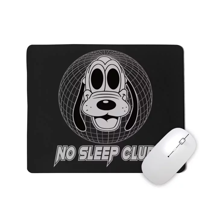 No Sleep Club ☺ Rave Wear Funny Festival Outfit Ravers Mousepad