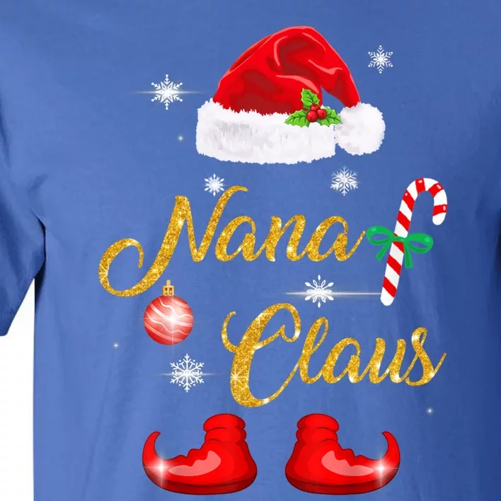 Nana Santa Claus Matching Family Group Christmas Pajama Funny Gift Tall T-Shirt