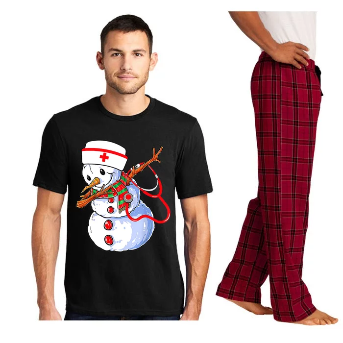 Nurse Snowman Christmas Themed Gift Future Nurses Pajama Set