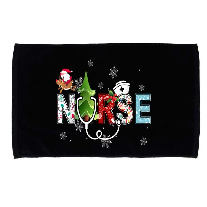 Nurse Stethoscope Christmas Tree Ornats Decor Gift Cute Gift Microfiber Hand Towel