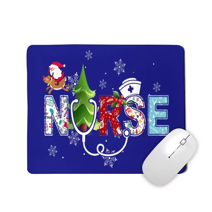 Nurse Stethoscope Christmas Tree Ornats Decor Gift Cute Gift Mousepad