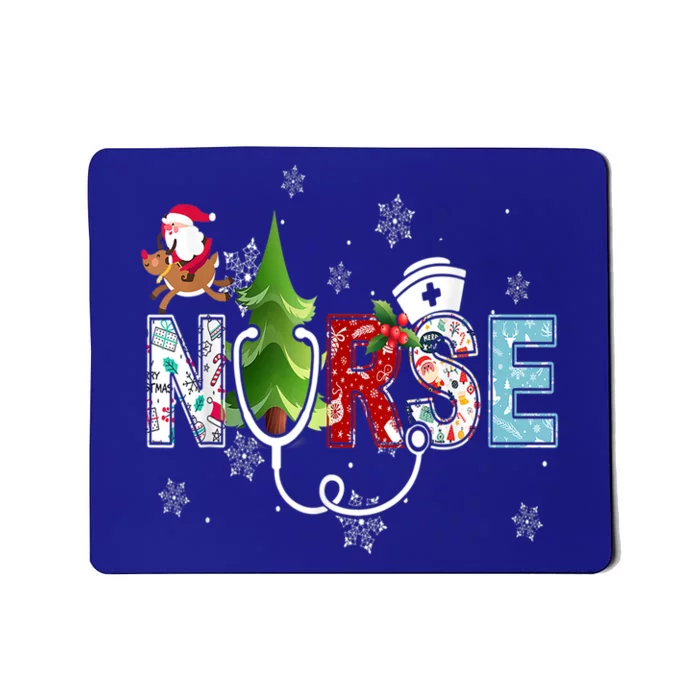 Nurse Stethoscope Christmas Tree Ornats Decor Gift Cute Gift Mousepad