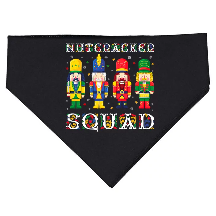 Nutcracker Squad Christmas Pajama Deez Nuts Funny Holiday USA-Made Doggie Bandana