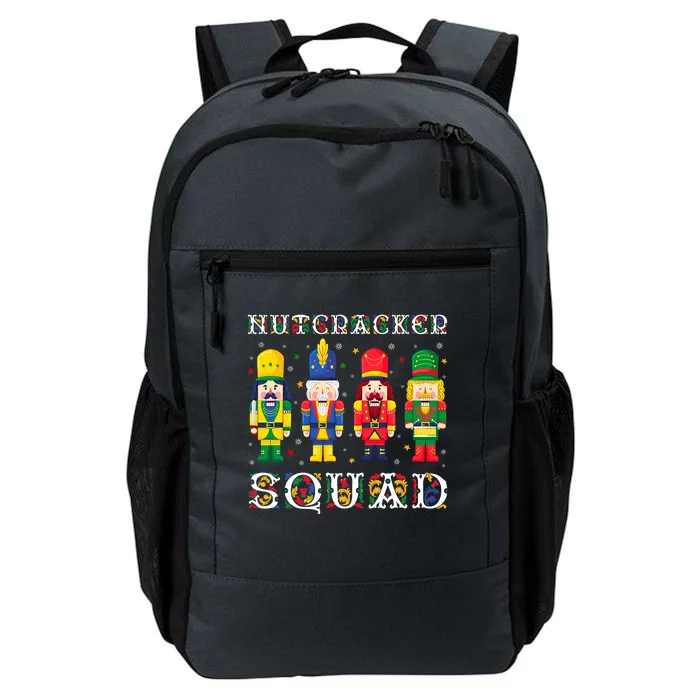 Nutcracker Squad Christmas Pajama Deez Nuts Funny Holiday Daily Commute Backpack