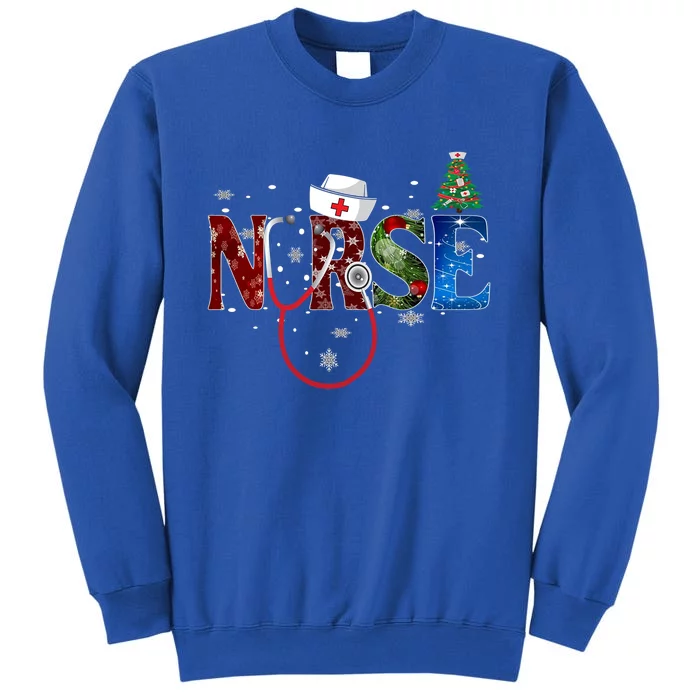 Nurse Stethoscope Christmas Tree Decor Gift Sweatshirt