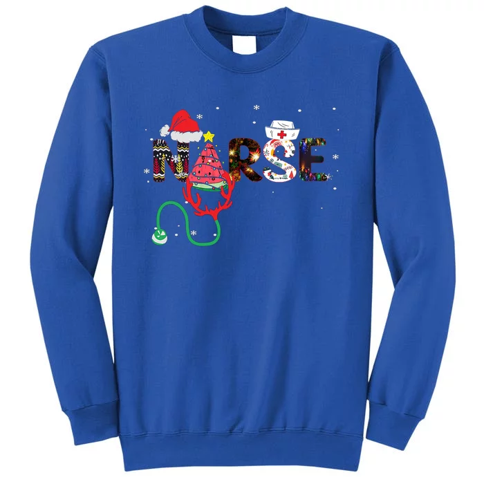 Nurse Stethoscope Christmas Tree Meaningful Gift Sweatshirt