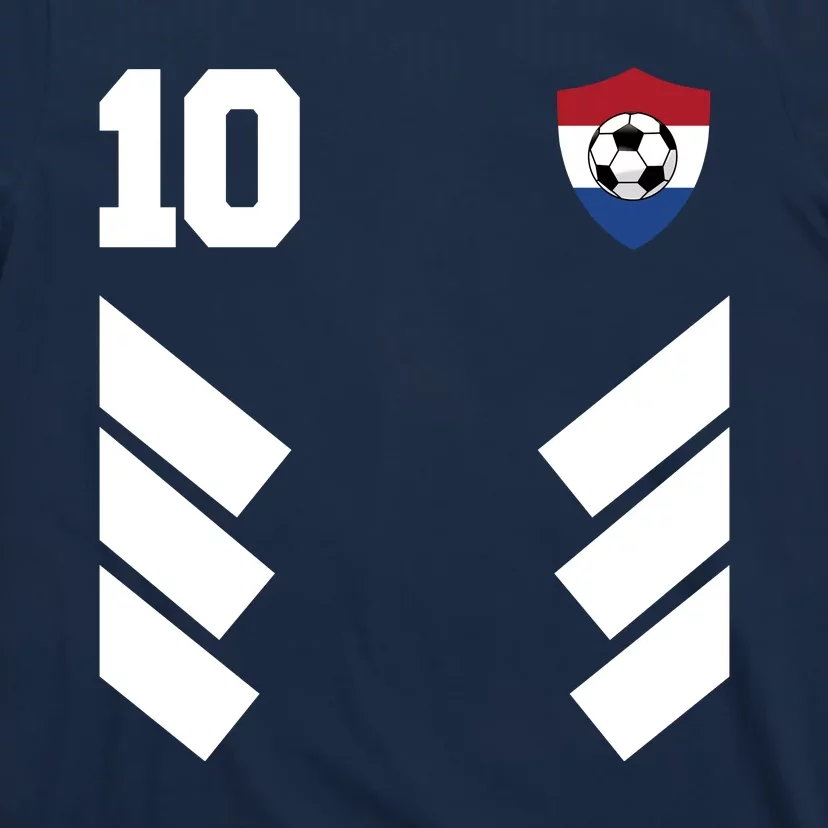 Netherlands Soccer Dutch Football 10 T-Shirt