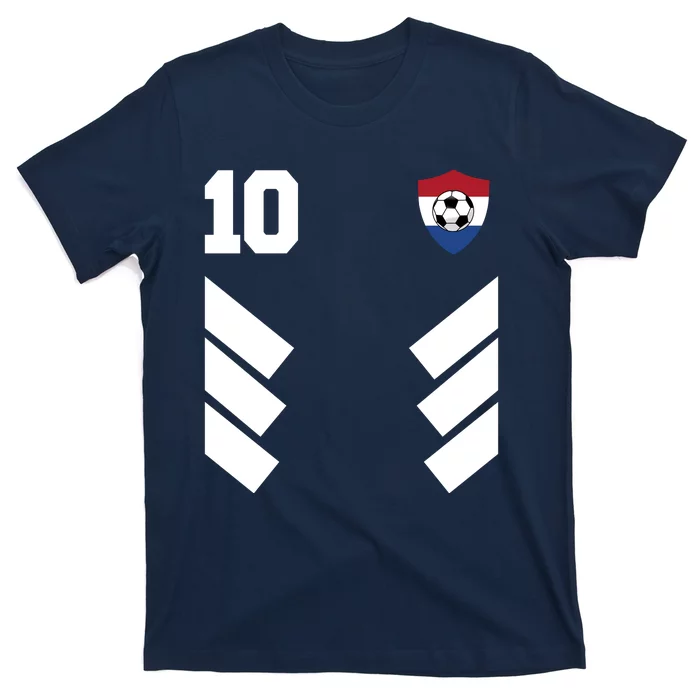 Netherlands Soccer Dutch Football 10 T-Shirt