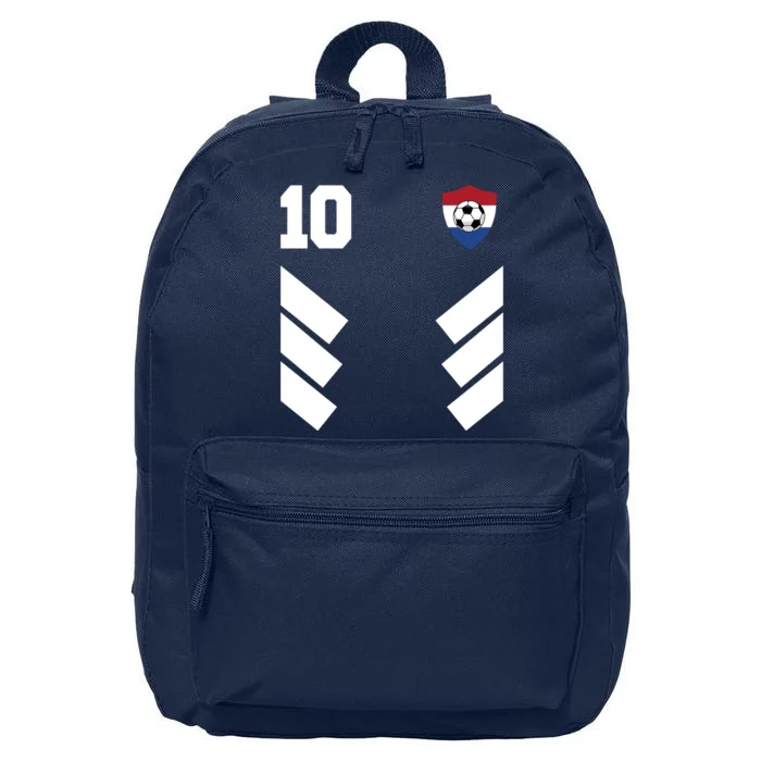 Netherlands Soccer Dutch Football 10 16 in Basic Backpack